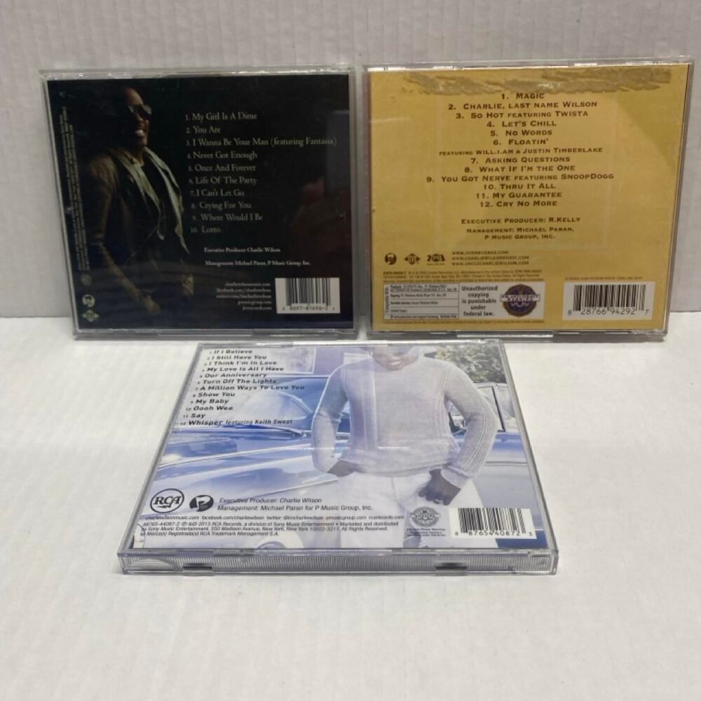 Charlie Wilson CD Collection 3 CDs Just Charlie Charlie Last Name - Picture 3 of 7